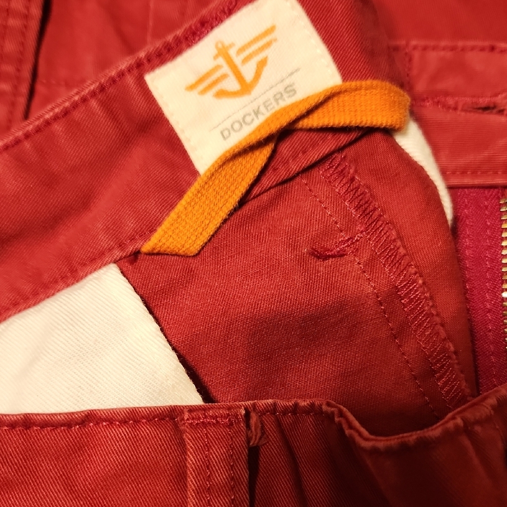 Dockers Bold Red Trousers